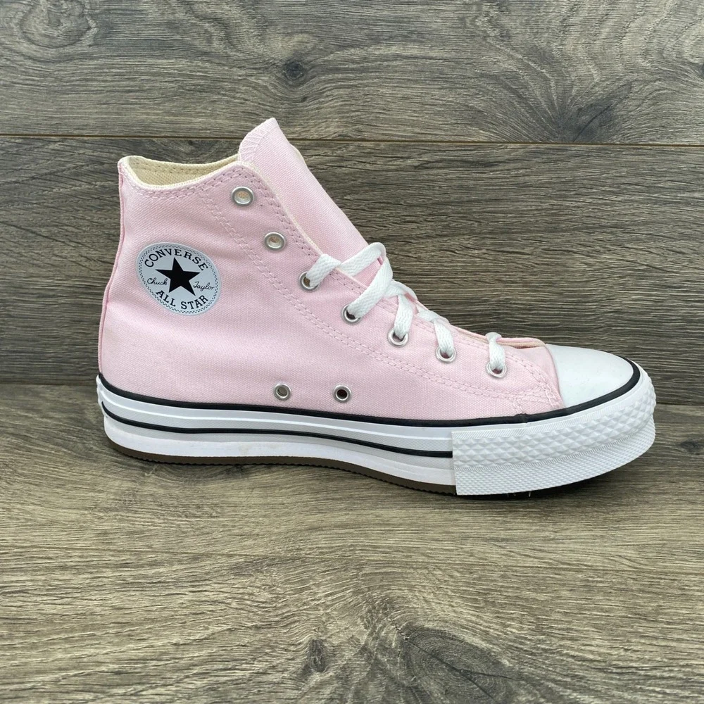 Converse Chuck Taylor All Star Platform High Top Kids 6.5 Pink Canvas A11831F